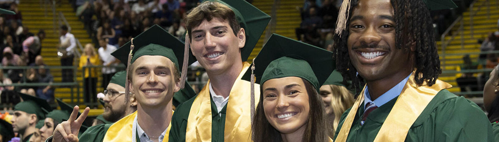 photo of graduates at commencement