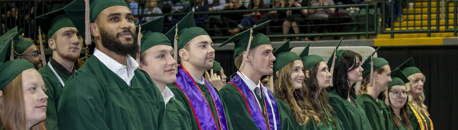 photo of graduates at commencement