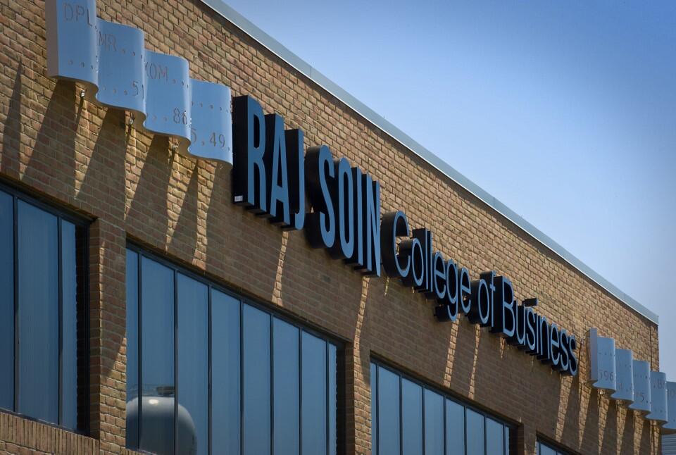 Raj Soin College of Business building